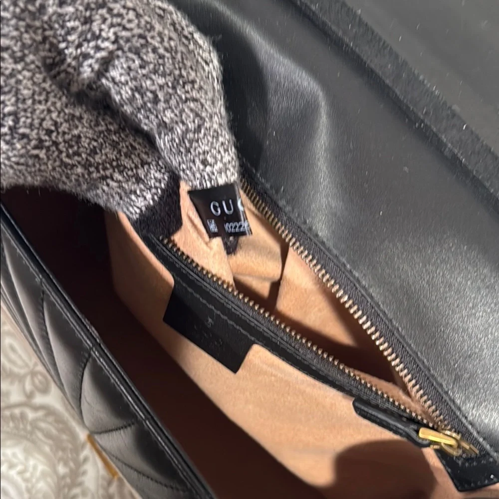 RARE GUCCI QUEEN MARGARET BAMBOO TOP HANDLE BAG - Picture 11 of 16